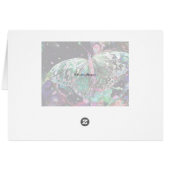 Rising Butterfly Table Card! (Back Horizontal)