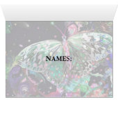 Rising Butterfly Table Card! Cards (Inside Horizontal (Bottom))