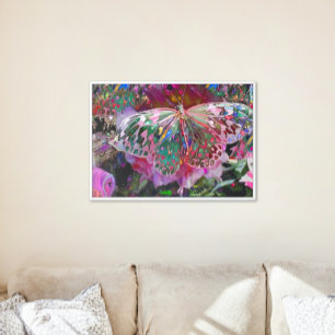 Rising Dawn Butterfly Canvas Print