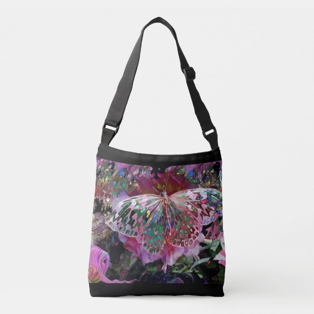 Rising Dawn Butterfly Crossbody Bag (Front)