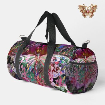 Rising Dawn Butterfly Duffle Bag by FairyWoods at Zazzle