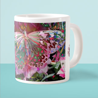 Rising Dawn Butterfly Giant Coffee Mug