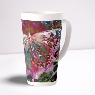 Rising Dawn Butterfly Latte Mug