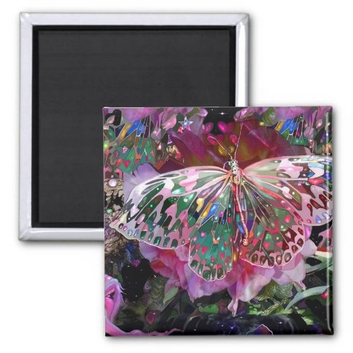 Rising Dawn Butterfly Magnet