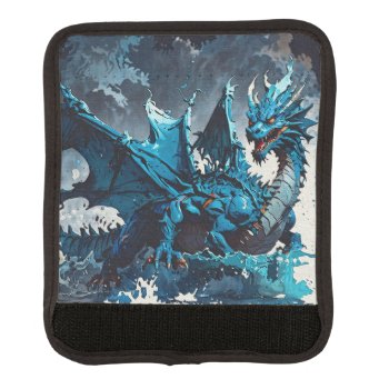 Rising From The Oceans-dragon Artwork Luggage Handle Wrap by OnlineGifts at Zazzle