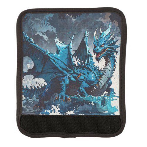 Rising from the Oceans_Dragon Artwork Luggage Handle Wrap