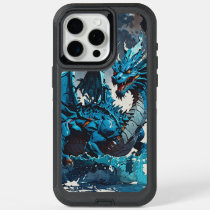 Rising from the Oceans-Dragon Artwork iPhone 15 Pro Max Case