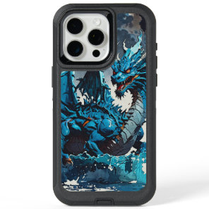 Rising from the Oceans-Dragon Artwork iPhone 15 Pro Max Case