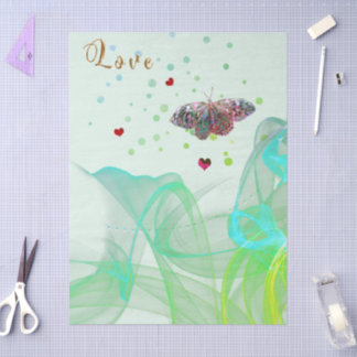 Rising Love Butterfly Tissue Paper