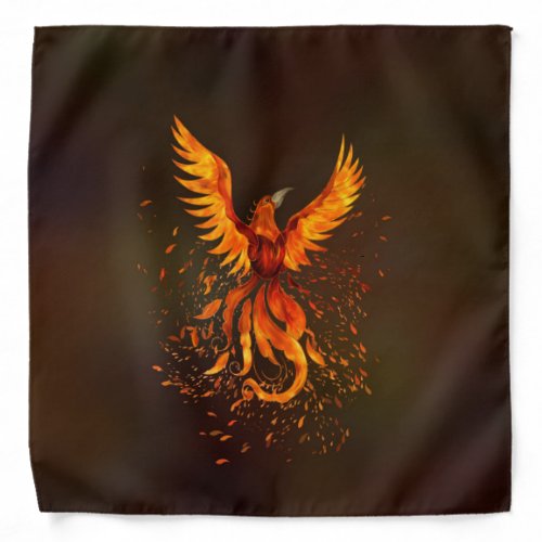 Rising Phoenix Bird Bandana