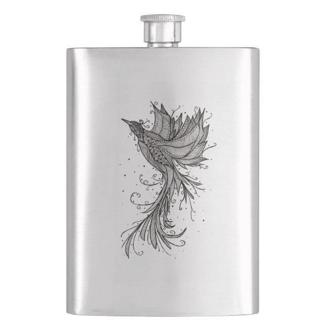 Rising Phoenix Flask (Front)