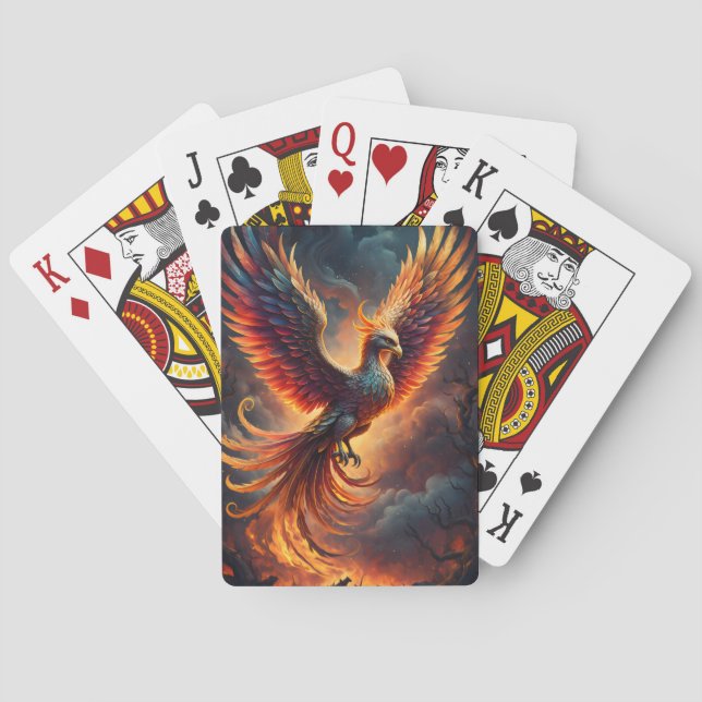 Rising Phoenix Poker Cards (Back)
