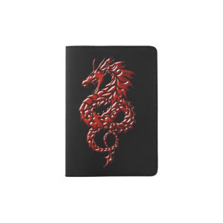 Rising Red Dragon Passport Holder