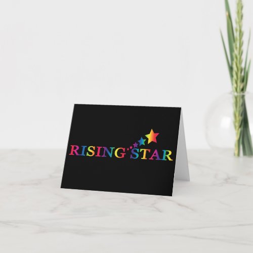 Rising Star BLANK Note Card