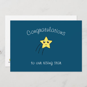 Rising Star Flat Greeting Card