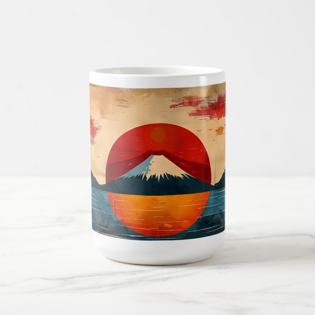 Rising Sun - Design 2 Coffee Mug (Center)