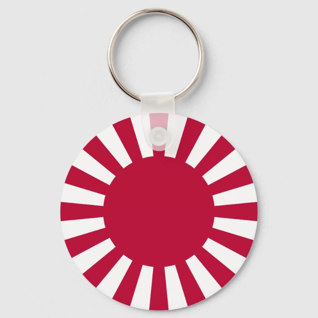 Rising Sun Flag Keychain (Front)