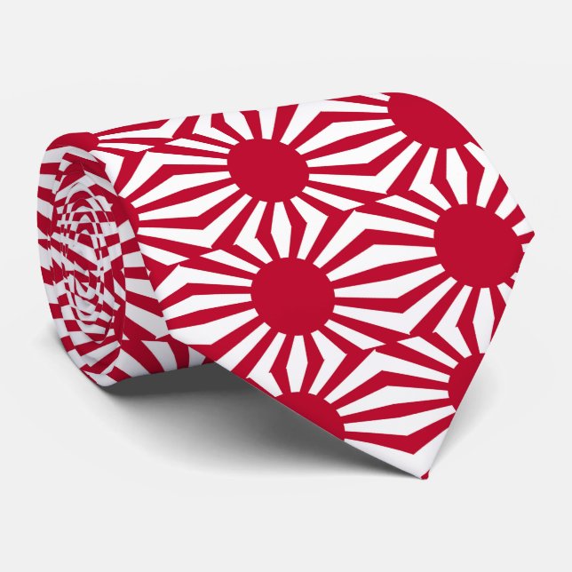 Rising Sun Flag Neck Tie (Rolled)