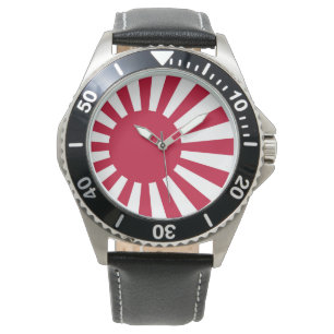 Rising sun flag watch