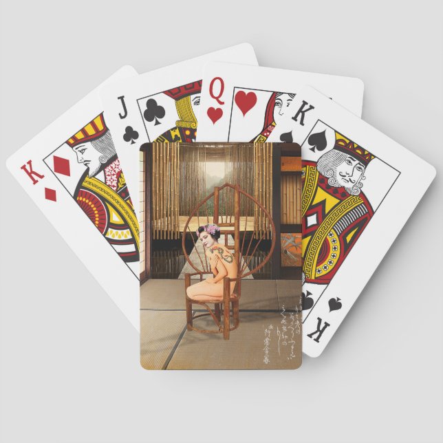 Rising Sun Poker Cards (Back)