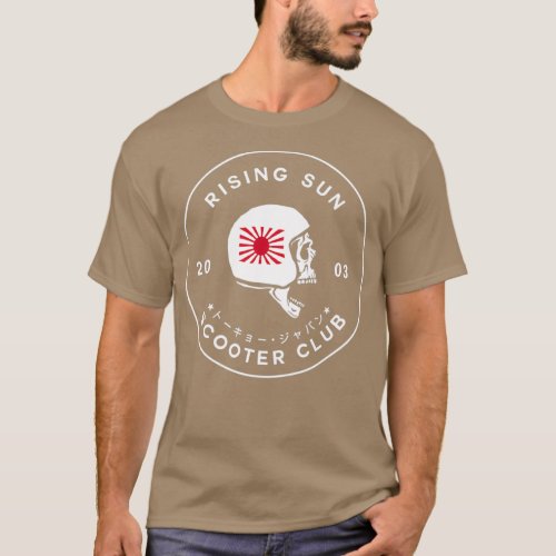 Rising Sun Scooter Club Tokyo  T_Shirt