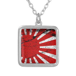 Rising Sun Silver Plated Necklace