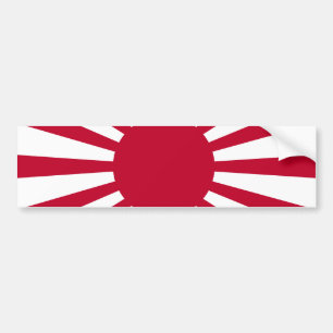 Rising Sun War Flag of the Imperial Japanese Army Bumper Sticker