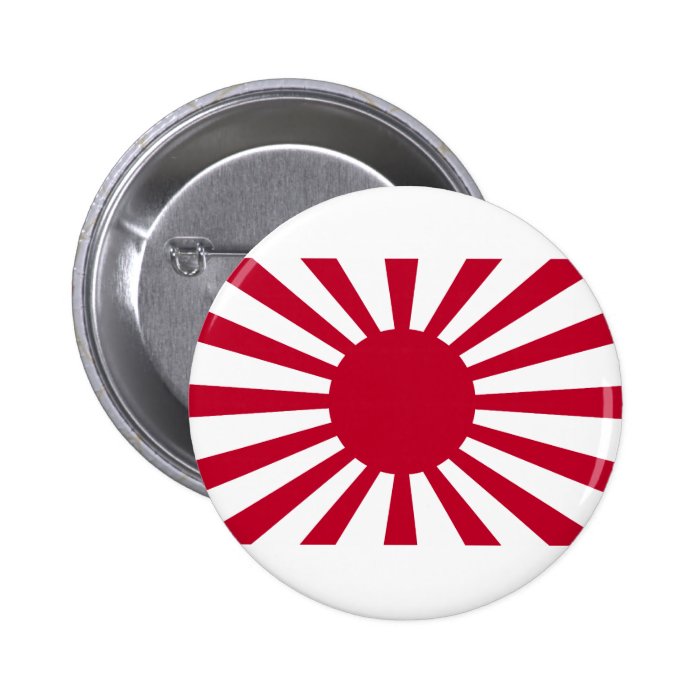 Rising Sun War Flag of the Imperial Japanese Army Pins