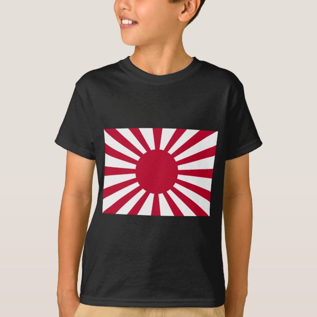 Rising Sun War Flag of the Imperial Japanese Army T-Shirt (Front)