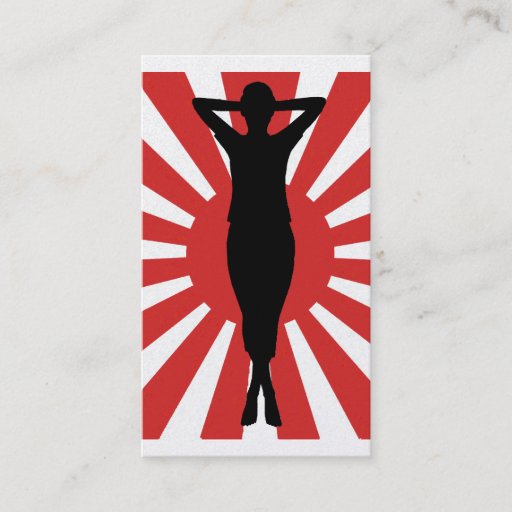 Customizable Rising Sun Yoga #2 Premium Gold Business Card
