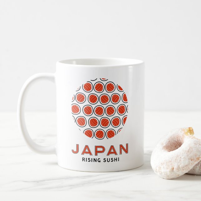 Rising Sushi Coffee Mug (With Donut)