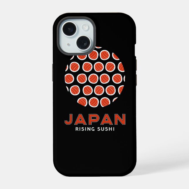 Rising Sushi Iphone Case (Back)