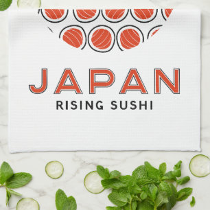 Rising Sushi Kitchen Towel