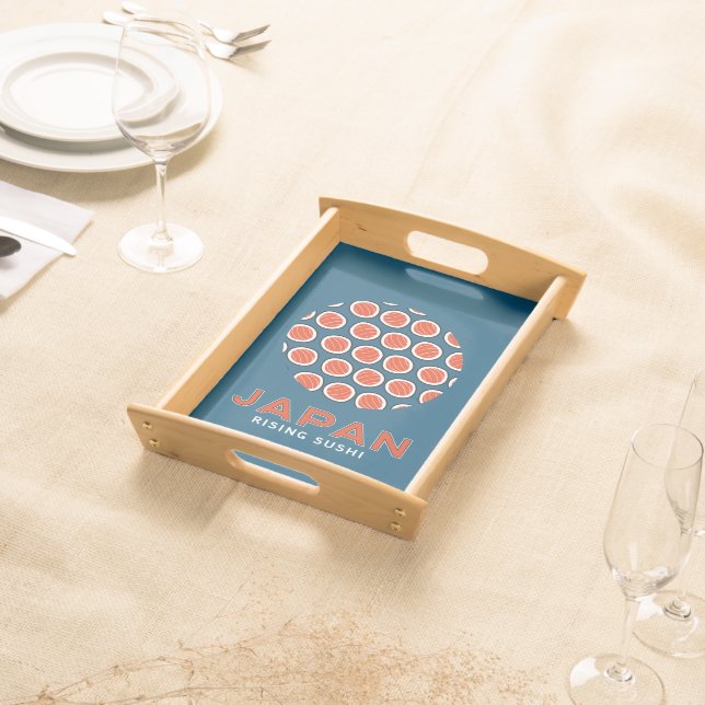 Rising Sushi Serving Tray (Front)