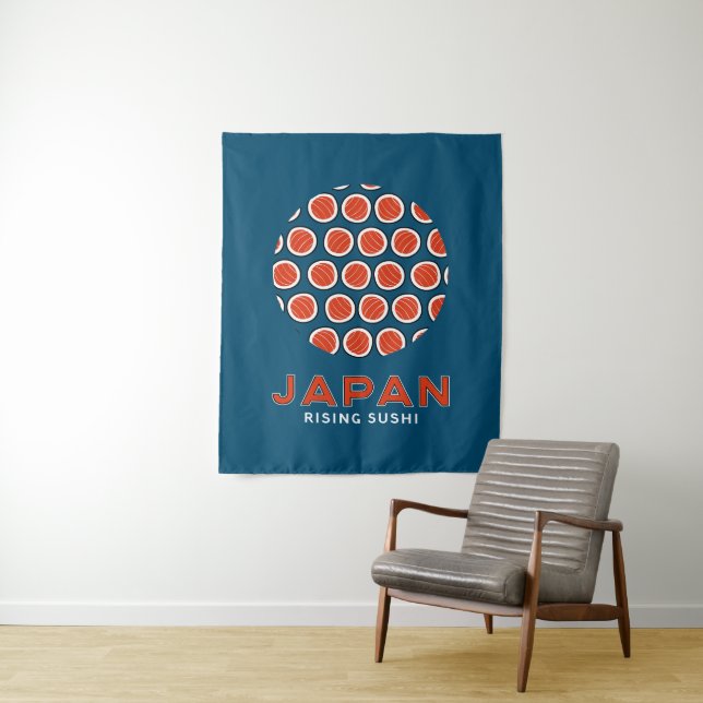 Rising Sushi Tapestry (In Situ)