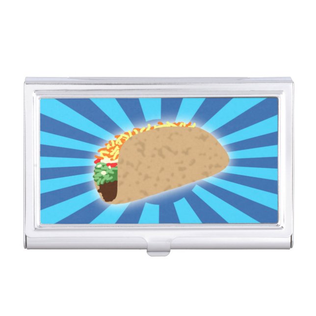Rising Taco Business Card Case (Front)