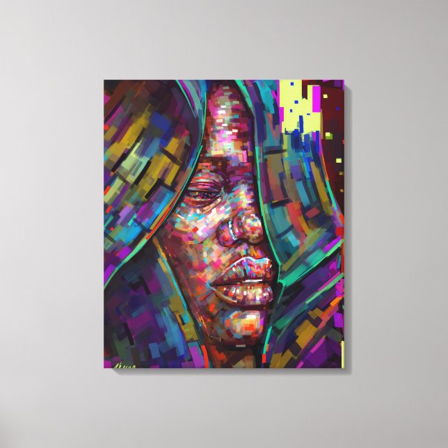 Rising the fear canvas print (Front)