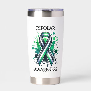 Rising through the highs and lows   Bipolar Aware Insulated Tumbler