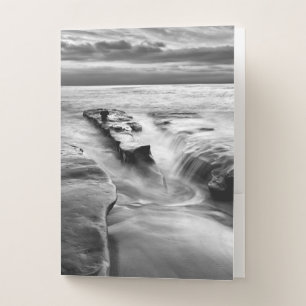 Rising Tide At The Beach Pocket Folder