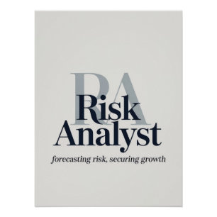 Risk Analyst – Forecasting Risk, Securing Growth Poster