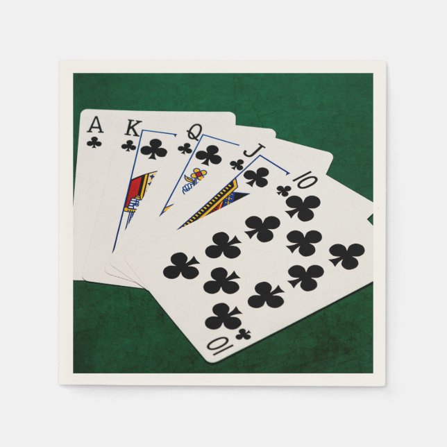 risk, good+luck, style, fashion, game, western, ca paper napkins (Front)