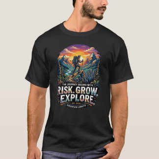 Risk Grow Explore Shirt – Adventure Hiking Travel