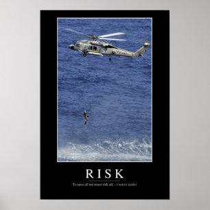 Risk: Inspirational Quote 1 Poster
