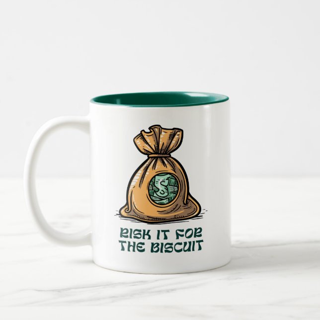 Risk It For The Biscuit Mug (Left)
