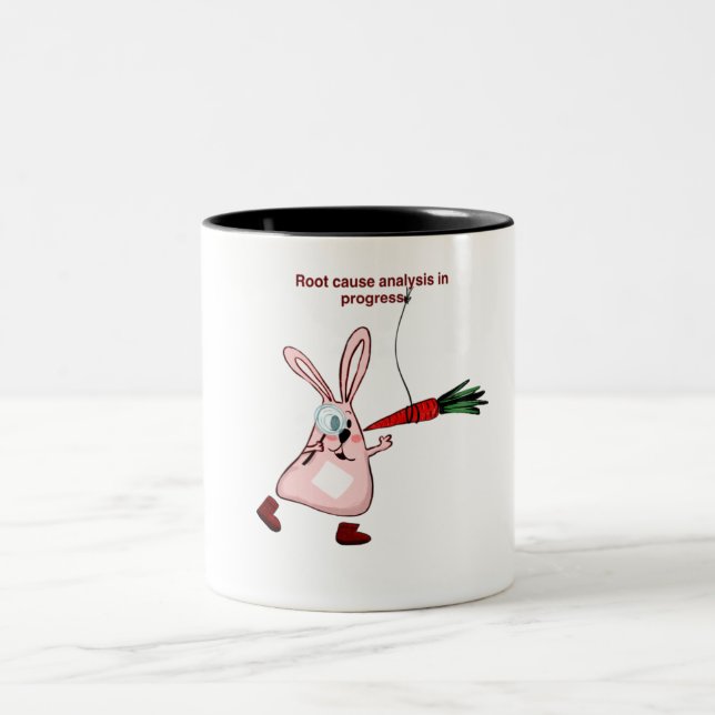 Risk manager in action  Two-Tone coffee mug (Center)