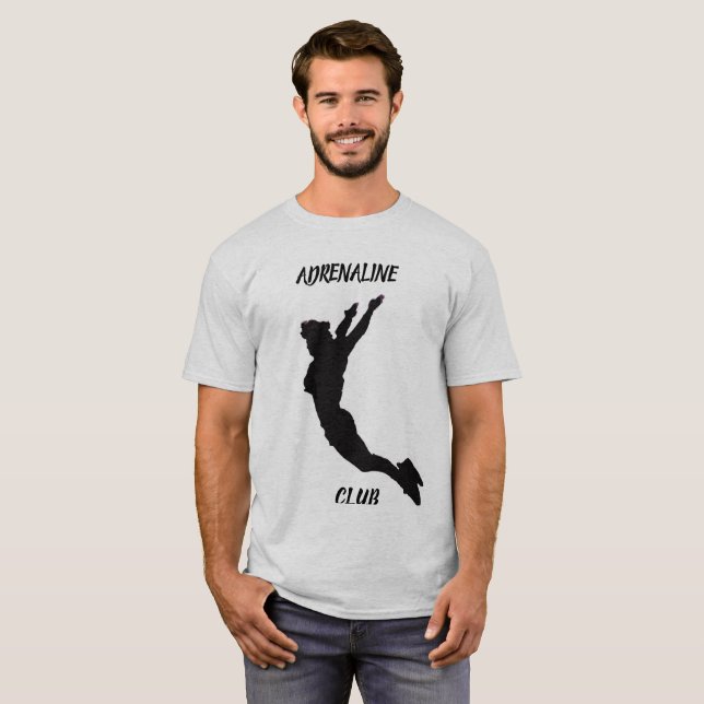 Risk Taker Adrenaline Club Flying High T-Shirt (Front Full)