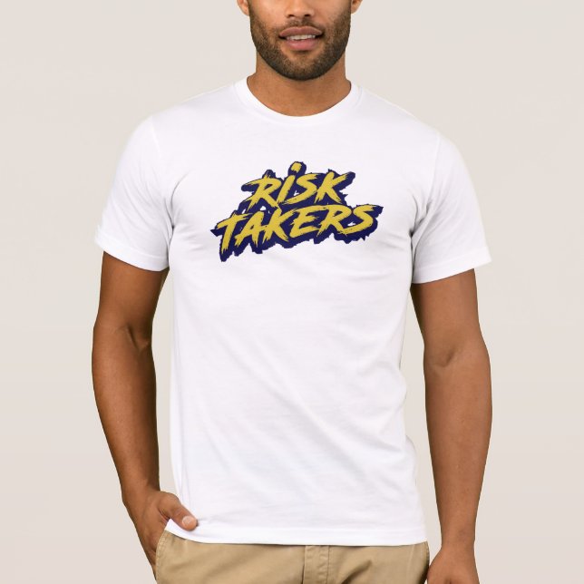 "Risk Takers" Graffiti Street Art T-Shirt (Front)