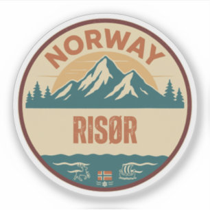 Risør, Norge Norway Sticker