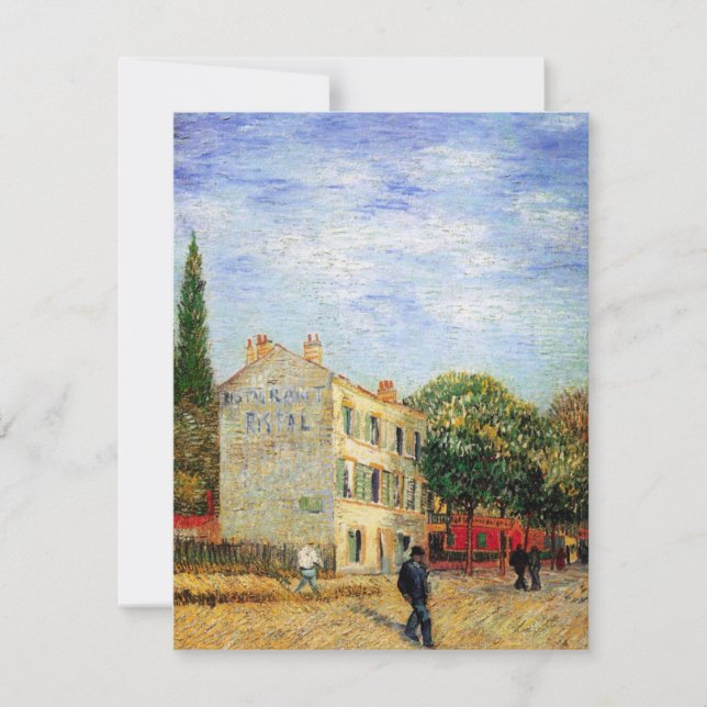 Rispal Restaurant at Asnieres by Vincent van Gogh (Front)