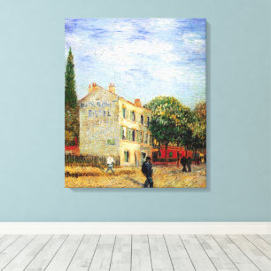 Rispal Restaurant at Asnieres by Vincent van Gogh Canvas Print